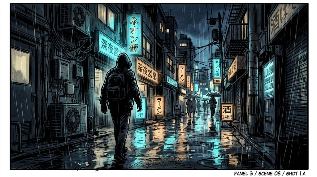 Naga Noir — AI-generated still